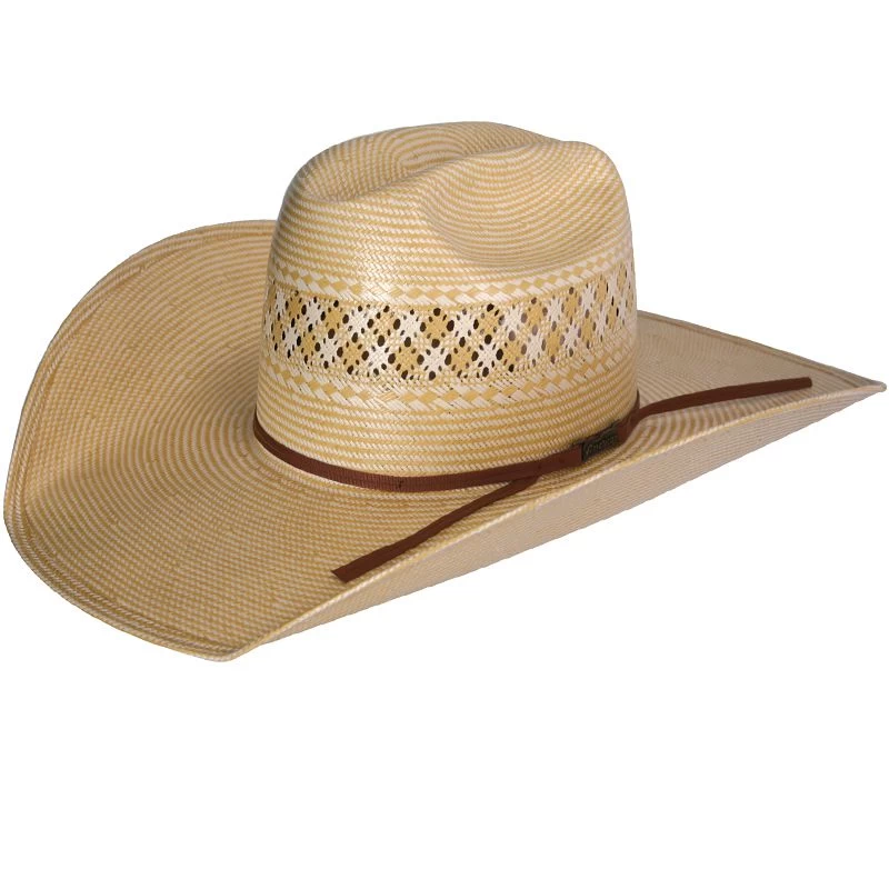 American Hats 15 Star Wheat 5in. Brim Straw Cowboy Hat 2 American Hats 15 Star Wheat 5in. Brim Straw Cowboy Hat - Image 2