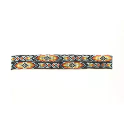 M&F Black Beaded Indian Hat Band