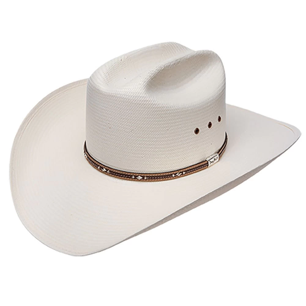 Resistol 10X George Strait Kingman 3 1/2in. Brim Straw Hat 1 Resistol 10X George Strait Kingman 3 1/2in. Brim Straw Hat