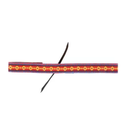 Austin Accent Red Multi Color Cloth Tie Back Hat Band