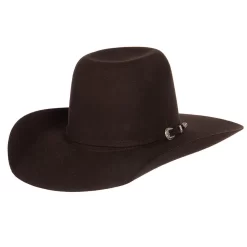 Resistol Youth Chocolate Pay Window Jr Felt Cowboy Hat