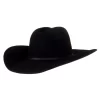Ariat Black 6X 4 1/4in. Brim Cattleman's Precreased Felt Cowboy Hat A7630401