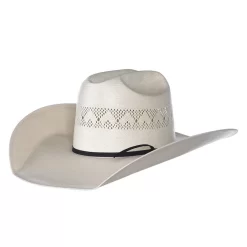 Rodeo King Ivory High Point Shantung 4 1/2in. Brim Open Crown Straw Hat