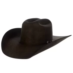 Jw Brooks Custom Hats 50X Pecan Smoke 4 1/2in. Brim Felt Cowboy Hat