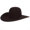 Rodeo King 10X Black Cherry 4 1/2in. Brim Self Band Open Crown Felt Cowboy Hat