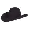 American Hats 7X Black 4 /4in. Brim Open Crown Felt Cowboy Hat