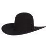 American Hats 40X Black Open Crown 4-1/4in. Brim Felt Cowboy Hat