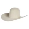 American Hats 40X Bone Self Band 5in. Brim Open Crown Felt Cowboy Hat