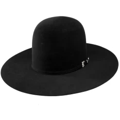 Resistol 20X Black Gold 4 /4in. Brim Open Crown Felt Cowboy Hat