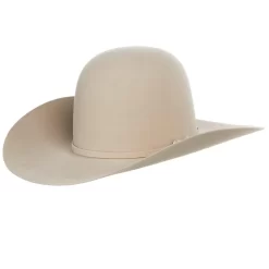 American Hats AHC 7X Silverbelly Self Band 4 1/4in. Brim Round Oval Open Crown Cowboy Hat