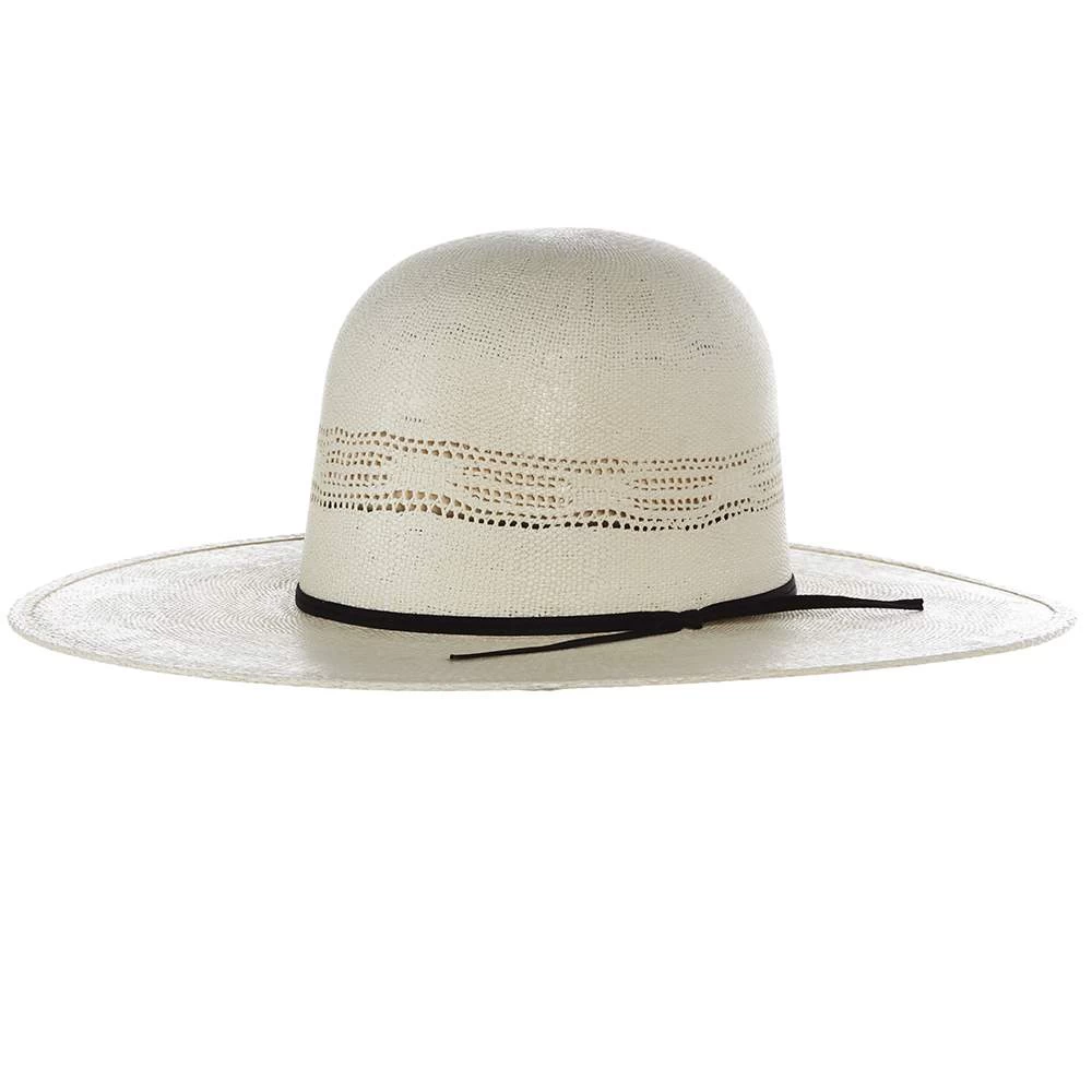Rodeo King Bangora HD Ivory Burlap Open Crown 4 1/2in. Brim Straw Cowboy Hat 1 Rodeo King Bangora HD Ivory Burlap Open Crown 4 1/2in. Brim Straw Cowboy Hat