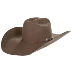 American Hats AHC 20X Pecan 5in. Brim Open Crown Felt Cowboy Hat 7 American Hats AHC 20X Pecan 5in. Brim Open Crown Felt Cowboy Hat -Western Cowboy Hat 20XPECS5 3
