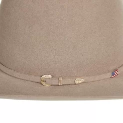 American Hats 40x Natural 4 /4in. Brim Felt Cowboy Hat -Western Cowboy Hat 40XNATS42 21