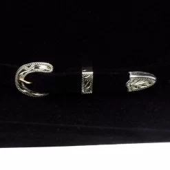 American Hats AHC 40X Rancher Crease Black Self Band 4 1/2in. Brim Felt Cowboy Hat -Western Cowboy Hat 40XRCBLKS45 4