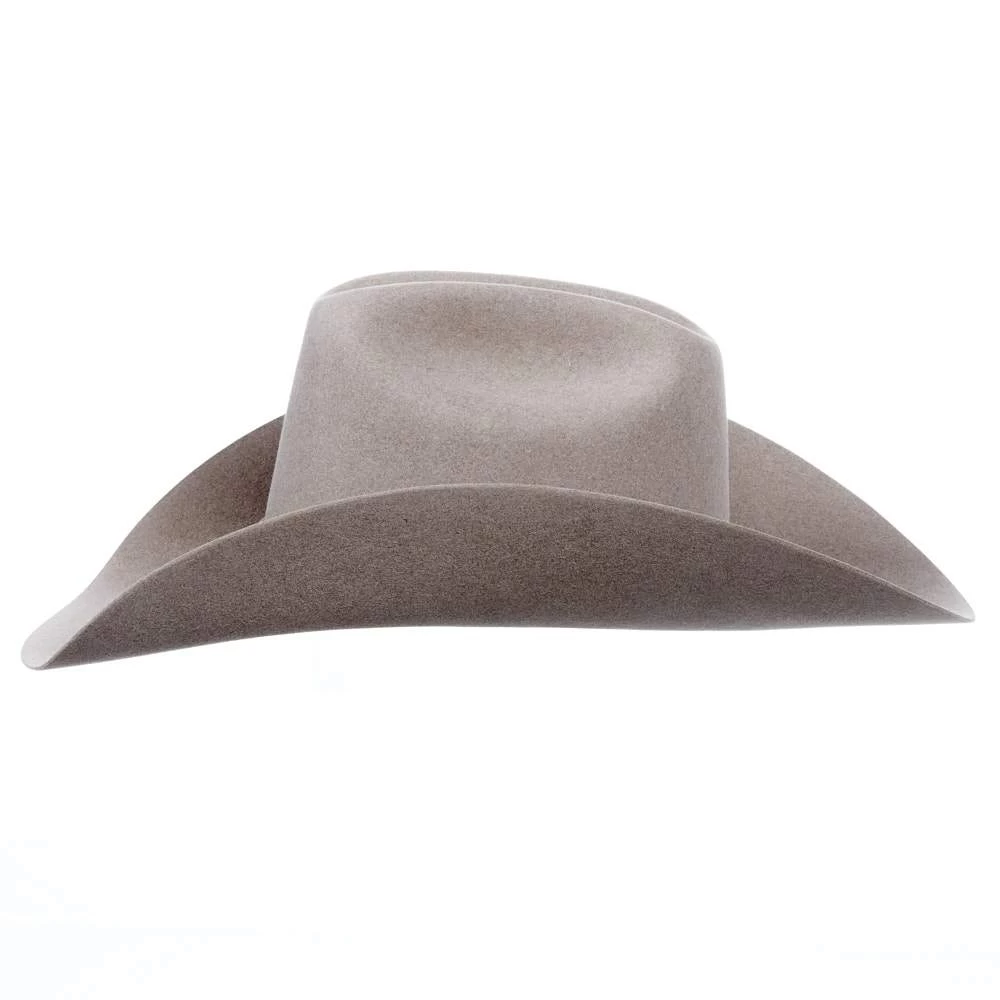 American Hats AHC 40X Rancher Crease Natural 4 1/2in. Brim Felt Cowboy Hat 3 American Hats AHC 40X Rancher Crease Natural 4 1/2in. Brim Felt Cowboy Hat - Image 3