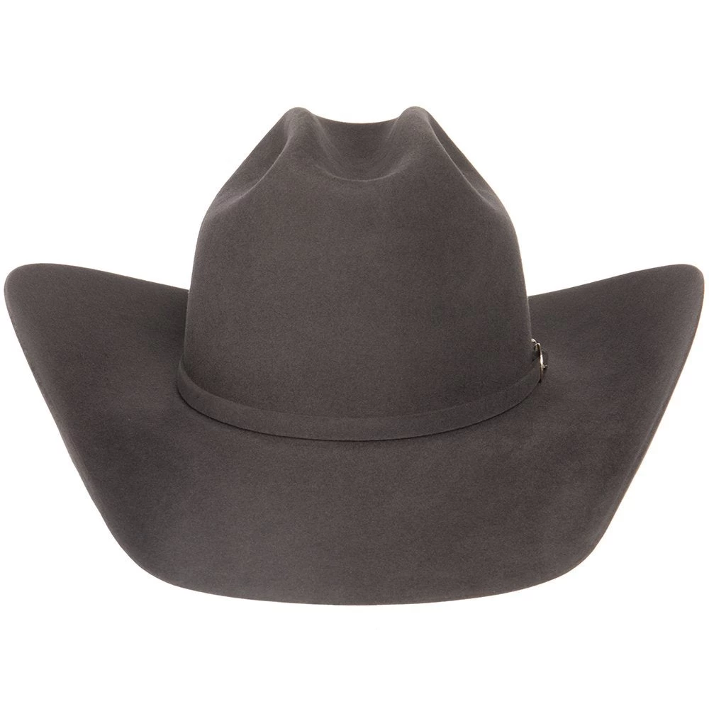 American Hats 40X Steel Open Crown 4-1/4in. Brim Felt Cowboy Hat 2 American Hats 40X Steel Open Crown 4-1/4in. Brim Felt Cowboy Hat - Image 2