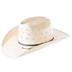 American Hats AHC TC8900 2 Cord Black Band 4 1/4in. Brim Open Crown Straw Cowboy Hat -Western Cowboy Hat 5200S2CSTEL42 4