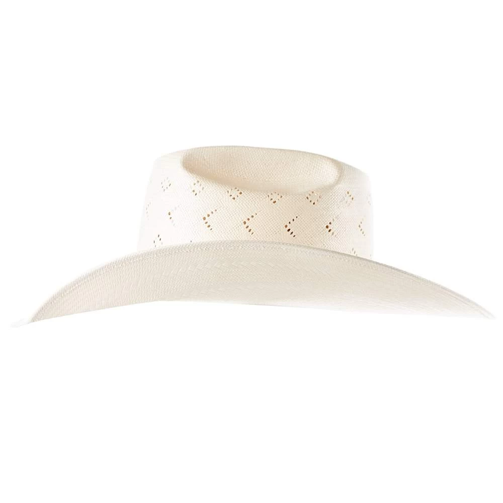 American Hats AHC 5200 2 Cord Steel 4 1/4in. Brim Open Crown Straw Cowboy Hat 5 American Hats AHC 5200 2 Cord Steel 4 1/4in. Brim Open Crown Straw Cowboy Hat - Image 5