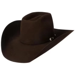 American Hats 40X Chocolate Open Crown 4-1/4in Brim Felt Cowboy Hat
