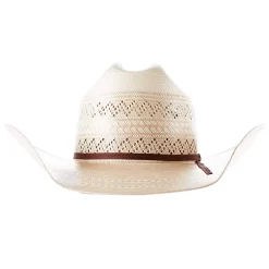 American Hats AHC 6900 Racher Drilex 2 Cord Chocolate Band 4 1/4in. Brim Straw Cowboy Hat -Western Cowboy Hat 6900RC2CCHOC42 4
