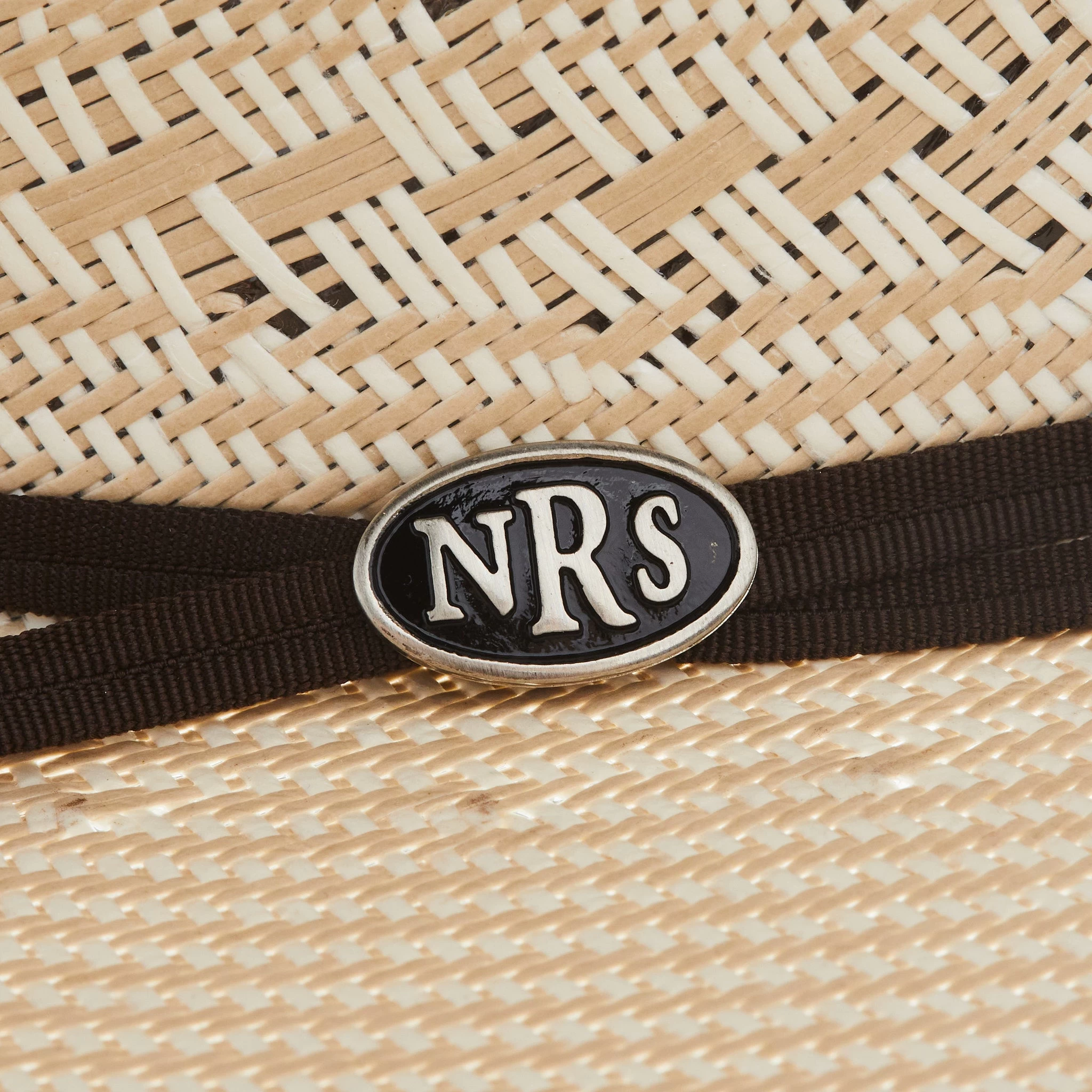 NRS 20X Two Tone With Diamond Vent 4 1/4 Inch Brim Open Crown Straw Cowboy Hat 2 NRS 20X Two Tone With Diamond Vent 4 1/4 Inch Brim Open Crown Straw Cowboy Hat - Image 2