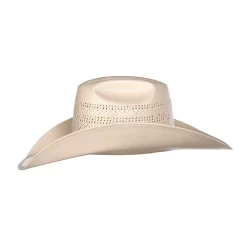American Hats Ivory Triple Vent 4 1/4in. Brim Straw Cowboy Hat -Western Cowboy Hat 7400S2CCHOC42 21