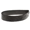Austin Accent 1-1/2in. Black Floral Leather W/Tie Hat Band