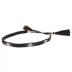 Austin Accent Inc. Horsehair 5 Strand W/Beaded Black Hat Band