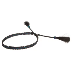 Austin Accent Inc. 5 Strand 2 Tassel Blue/Purple Hat Band