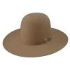 Resistol 40X Arena Dunn 4 1/4in Brim Open Crown Felt Cowboy Hat