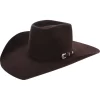 American Hats 10X Chocolate 4 /2in. Brim Open Crown Felt Cowboy Hat