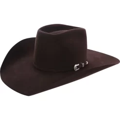 American Hats 10X Chocolate 4 /2in. Brim Open Crown Felt Cowboy Hat