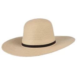 Sunbody Hats 4 1/2in. Brim 5in. Open Crown Palm Leaf Cowboy Hat