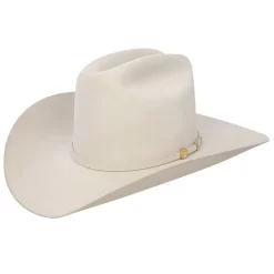 Stetson Hats El Presidente 100X 4in. Brim Silverbelly Felt Cowboy Hat