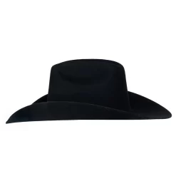 Youth M+F Black 3 3/4in. Brim Cattlemans Felt Hat -Western Cowboy Hat A7210201 L 2