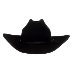 Ariat Black 6X 4 1/4in. Brim Cattleman's Precreased Felt Cowboy Hat A7630401 -Western Cowboy Hat A7630401 1