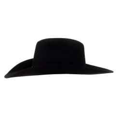 Ariat Black 6X 4 1/4in. Brim Cattleman's Precreased Felt Cowboy Hat A7630401 -Western Cowboy Hat A7630401 2