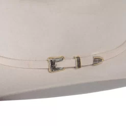 Ariat Bone 10X 4 1/4in. Brim Cattlemans Crease Felt Cowboy Hat -Western Cowboy Hat A7640045 3