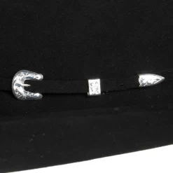 Atwood Hats 10X Beaver 5in. Brim Felt Cowboy Hat -Western Cowboy Hat ATW 10XBLK5 32