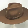 American Hat Makers Aspen Flat Brim Fedora Hat