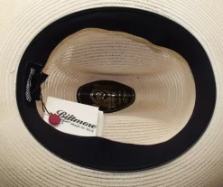 Biltmore Hemp Straw Dune Cattleman Fedora Hat -Western Cowboy Hat DuneBiltHemp3 62894.1657593045