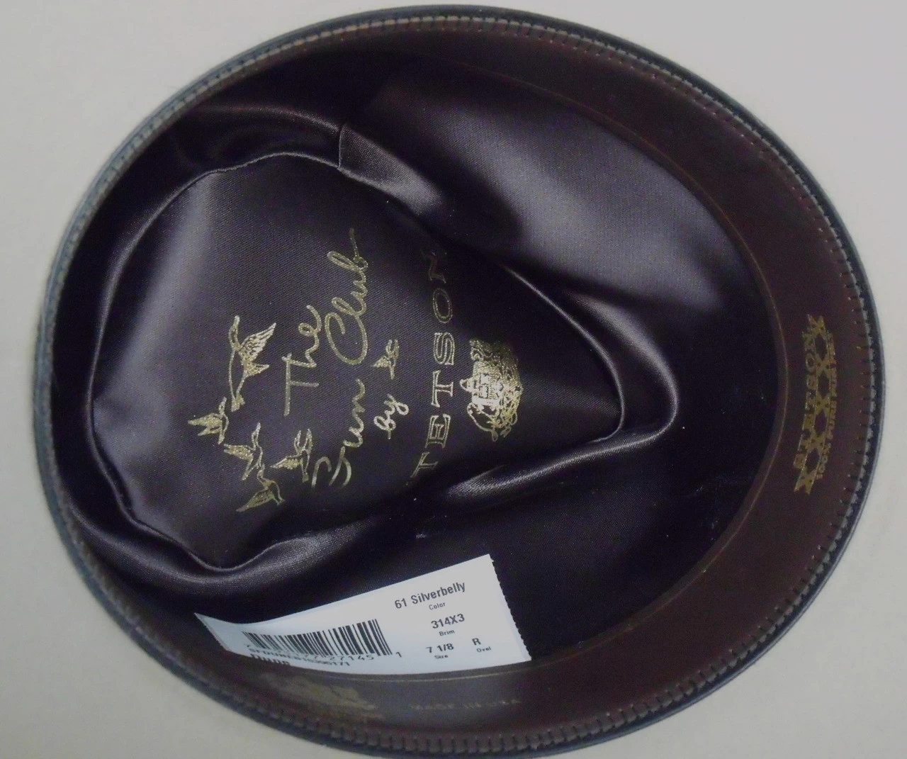 Stetson Dune 5X Fur Pinch Front Cowboy Hat 2 Stetson Dune 5X Fur Pinch Front Cowboy Hat - Image 2