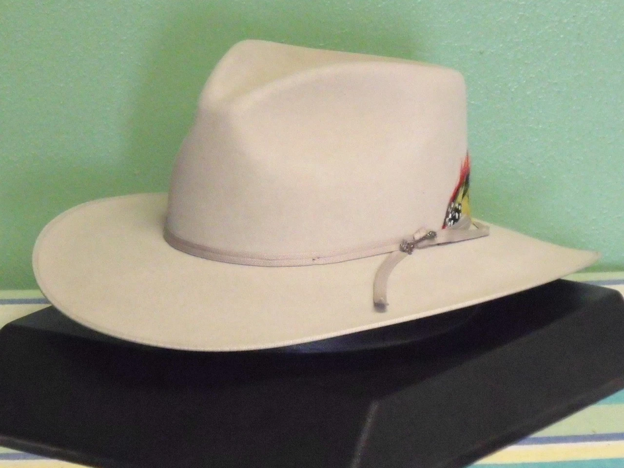 Stetson Dune 5X Fur Pinch Front Cowboy Hat 3 Stetson Dune 5X Fur Pinch Front Cowboy Hat - Image 3