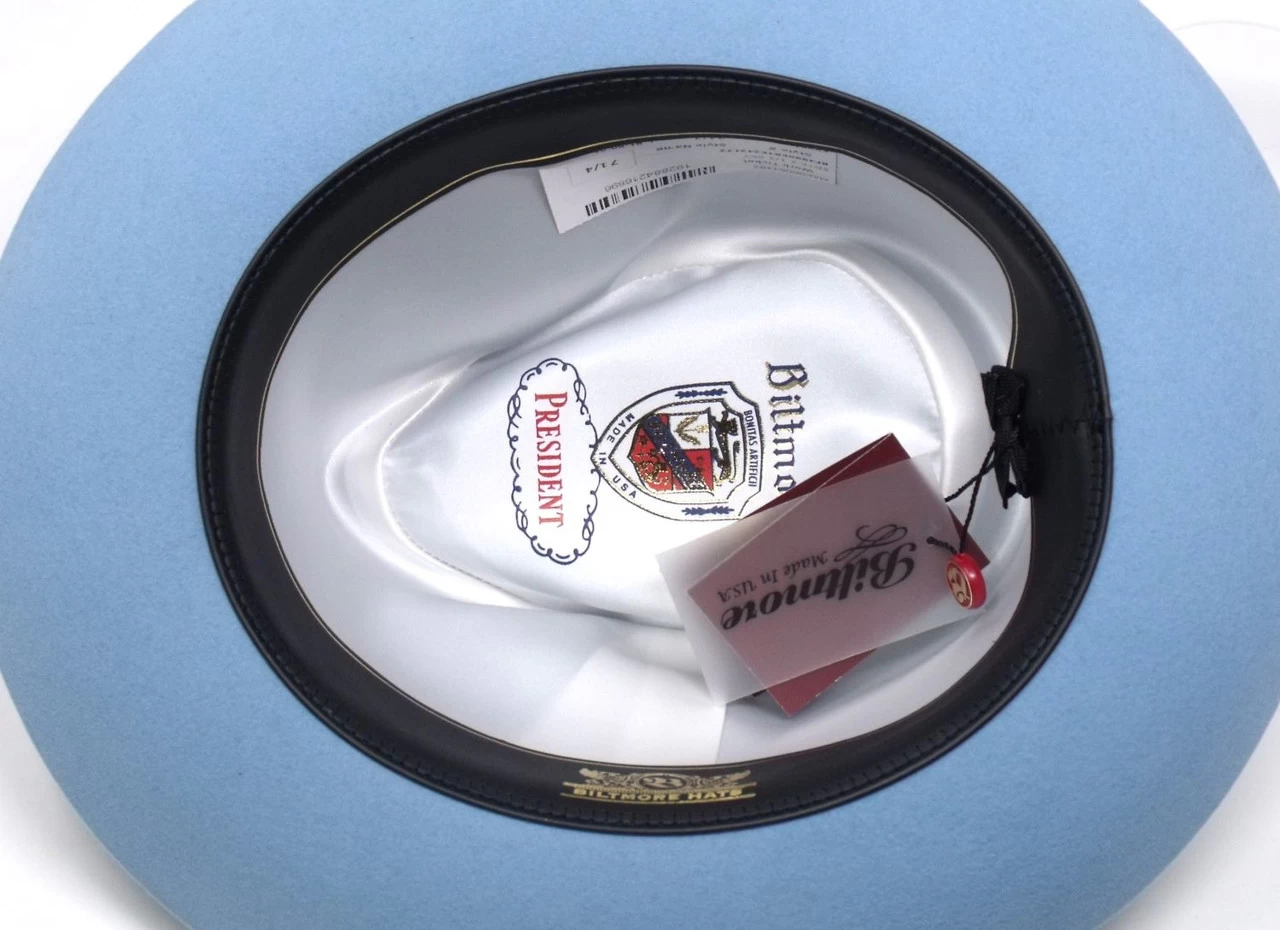 Biltmore Erte Fur Felt Western Fedora Hat 4 Biltmore Erte Fur Felt Western Fedora Hat - Image 4