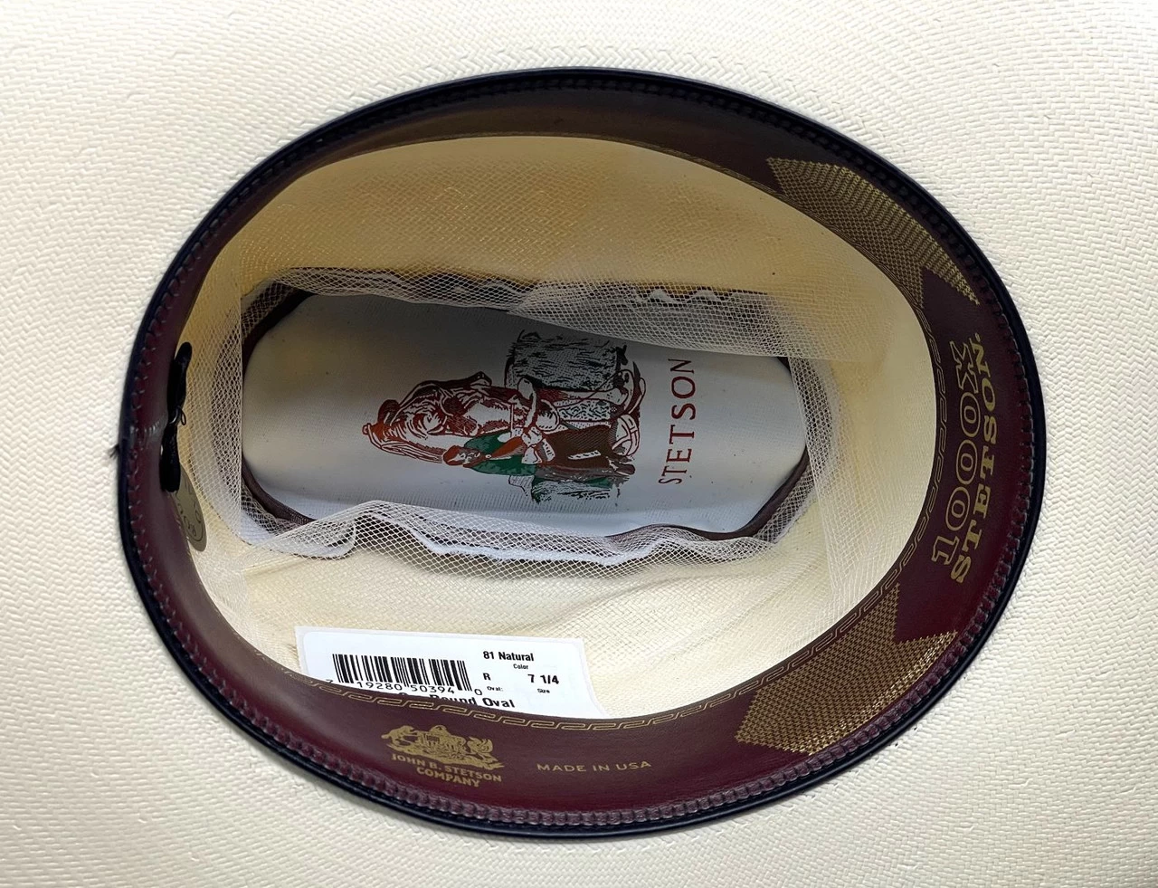 Stetson 2840 Evilla De Oro 1000X Shantung Western Hat 3 Stetson 2840 Evilla De Oro 1000X Shantung Western Hat - Image 3