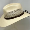 American Hat Makers Florence Vented Straw Hat