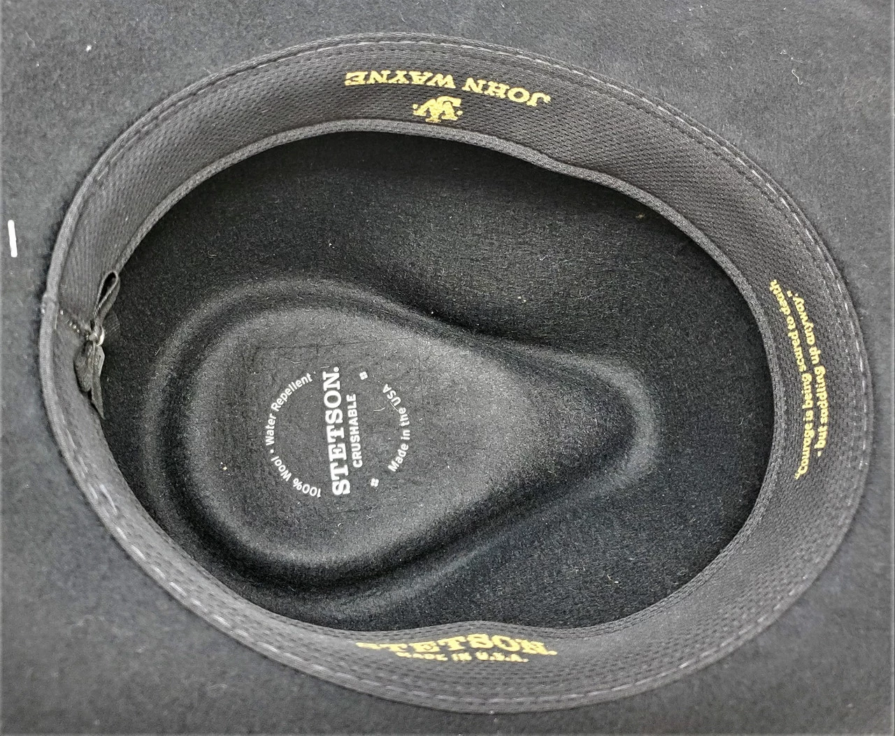 Stetson John Wayne Fort Crushable Wool Cowboy Hat 4 Stetson John Wayne Fort Crushable Wool Cowboy Hat - Image 4