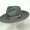 Geneva Wide Brim Felt Fedora Hat