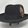 Stetson Royal DeLuxe Fur Felt Homburg Hat