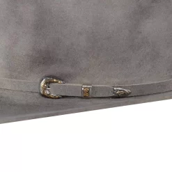 Jw Brooks Custom Hats Dark Smoke 50X 4 1/4in. Brim Open Crown Felt Cowboy Hat -Western Cowboy Hat JWB 50XDRKSMK 4